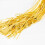 OWill 3pcs 3ft X 8.3ft Gold Metallic Tinsel 5