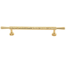 Brass Handmade Hammer Patterned Cabinet Drawer Knobs Matte Gold Bronze Furniture Wardrobe Long Handles Door Handle C