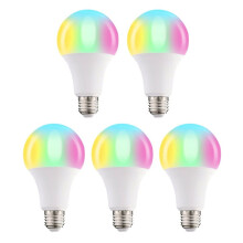 Kleurveranderende Lamp met Afstandsbediening, 16 Kleuren, Veelkleurige RGBW-Schijnwerper, 20W E27 Dimbare LED-Lamp