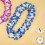 Hawaiianisches Leis-Set mit 8 Haarspangen und Blumen 2