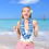 Hawaiianisches Leis-Set mit 8 Haarspangen und Blumen 4