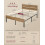 VASAGLE VASAGLE Double Metal Bed Frame, 135 x 190 cm, LED 2