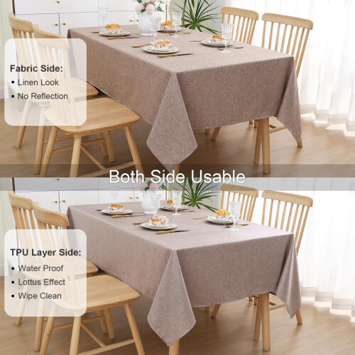 smiry Rectangular Table Cloth Wipe Clean 140x240 2