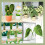 YYUENG TAK 200pcs Green Pipe Cleaners for Craft 5