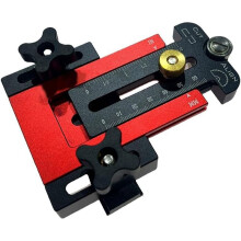 Woodworking Table Saw Guide Aluminum Alloy Adjustable Sliding Fence 76mm-173mm Cutting Wood Board DIY Projects B