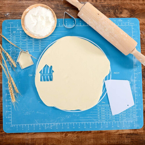 Super Kitchen Non-Slip Silicone Pastry Mat (50 1