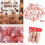 AIBEE 56pcs Party Decorations, Rose Gold Happy 3