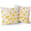 Capas de Almofada Estampadas com Coreopsis Amarela e Abelha, 45x45cm (2 peças) 2