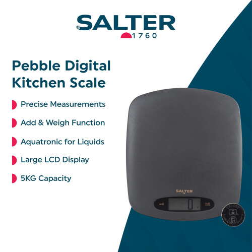 Salter Salter Pebble Digital Kitchen Scale – Electronic 1