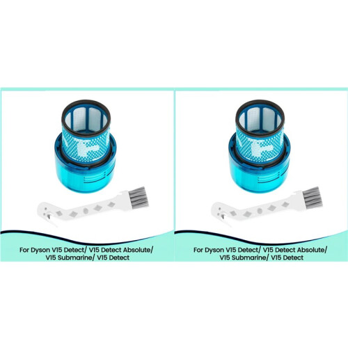 2X True HEPA Premium Filter Replacement Compatible with  V15 Detect/V15 Detect Absolute Vacuum Attachments Part 970013-02