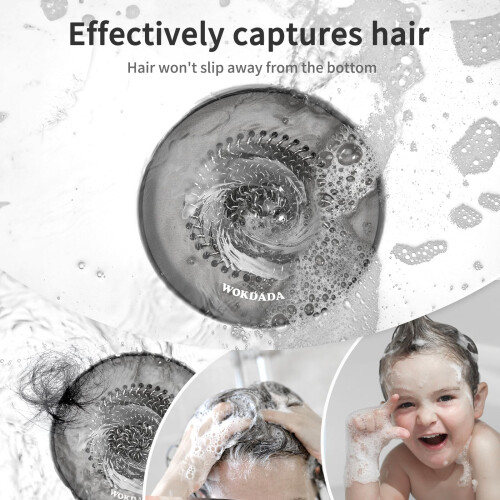 WOKDADA Shower Hair Drain Catcher, Easy Clean 2