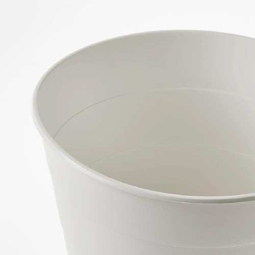 I-K-E-A FNISS Waste Bin Durable Polypropylene Plastic Kitchen Bedroom Storage Bin White 10 l 2