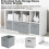 Amazing Tour 4 PCS Cube Storage Boxes 33x38x33 3