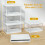 TidyTrove Storage Boxes with Lids - 23L*3 Plastic 2