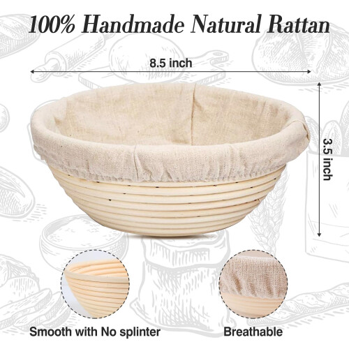 Bread Proofing Basket, Banneton Basket Sourdough 1