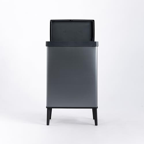 Curver CURVER Verto 54L High Waste Bin, Push Lid, Sleek 1