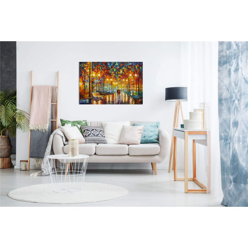 Rains Rustle II by Leonid Afremov Canvas Wall Art 1