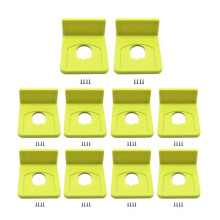 10Packs Battery Holder for 18v Battery, Wall Mount Holder with Screws for Battery P102 P103 P104 P105 P107