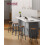 VASAGLE VASAGLE Bar Stools Set of 2, Kitchen Stools, Bar 2