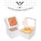 Gcardist White Bakery Box with Window 30Pcs 2