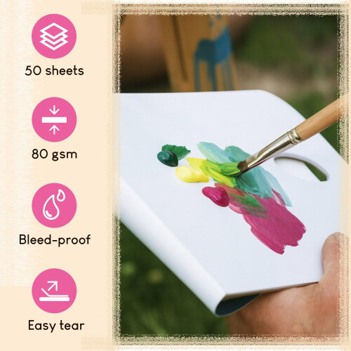 STATIONERY ISLAND A4 Tear Off Palette - 50 Sheets 2