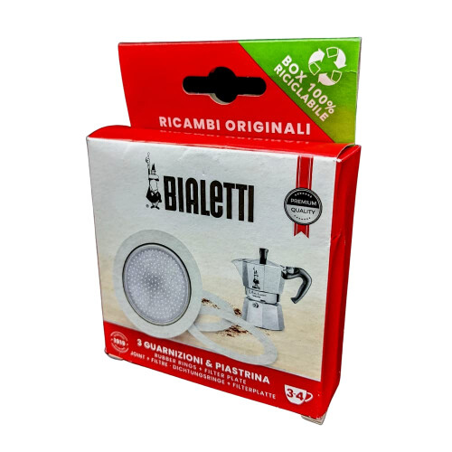 Bialetti Bialetti Ricambi, Includes 3 Gaskets and 1 Plate, 2