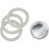 Bialetti Bialetti Ricambi, Includes 3 Gaskets and 1 Plate, 4