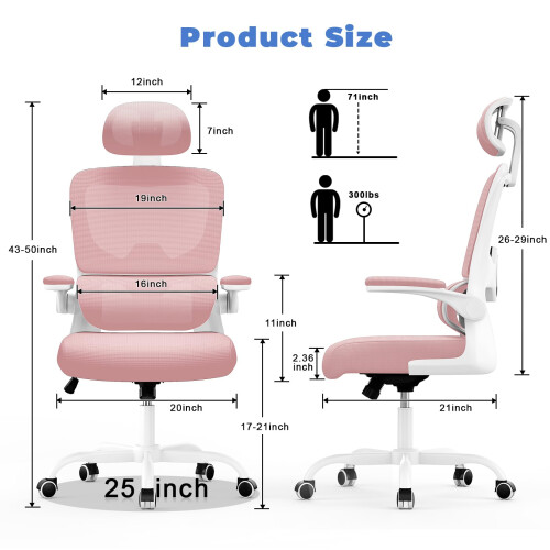 rattantree Office Desk Ergonomic Chairs, Computer 2