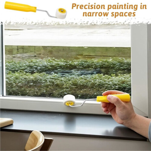 4/5 Inch  Paint Roller, Foam Roller Paint, Tiny Painting Tool for Touch  Trim  or Corner 1