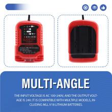 100V-240V Portable Li-Ion Battery Compact Charger for 18V Lithium Battery for M18 18V Battery Charger(US)