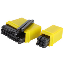 36 Stück Metallstempelset, Hochkohlenstoffstahl, 5 mm, A-Z & 0-9