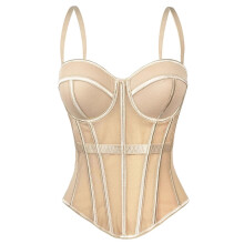 Corsets for Womens Jacquard Overbust Corset Bustier-color 42