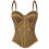 Womens Camisole Spaghetti Straps Lace Backless Summer-brown 38 1