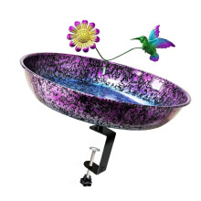 Strong Iron Bird Feeding Tray And Water bowl Having flexible
