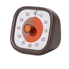 Visual Timer Time Management Tool With Clear Display-chocolate
