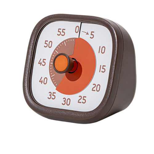 Visual Timer Time Management Tool With Clear Display-chocolate