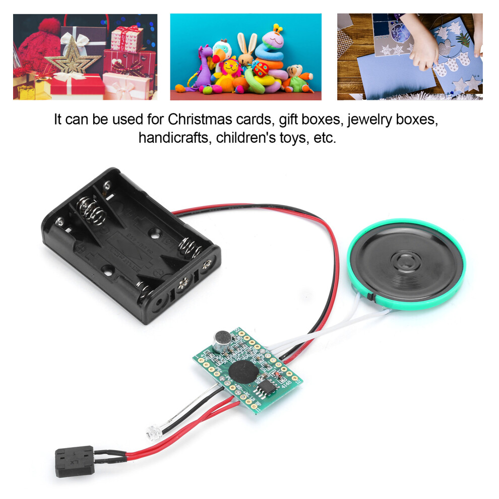 Diy 4-Minute Audio Voice Light Sensor Module For Pcb, Plays Once 7891392228546