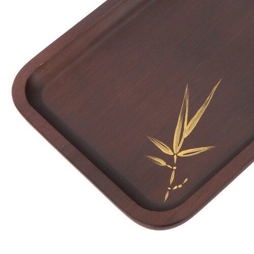 Simple Bamboo Tea Tray & Snack Platter Set