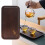 Rectangular Bamboo Tea Tray and Snack Platter 13