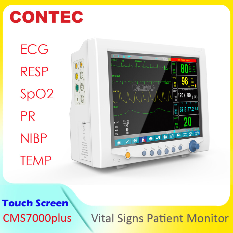 Contec Touch Screen Vital Signs Icu Patient Monitor