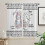 Flower Tile Texture Curtains for Living Room Kitchen Bedroom 4