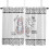 Flower Tile Texture Curtains for Living Room Kitchen Bedroom 5