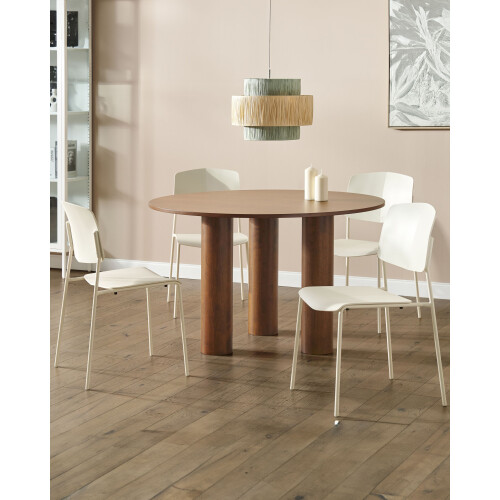 Beliani Set of 4 Dining Chairs ASTORIA Beige 1