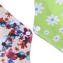 7pcs Reusable Bamboo Cloth Menstrual Pads - Washable, Soft, 18x25cm
