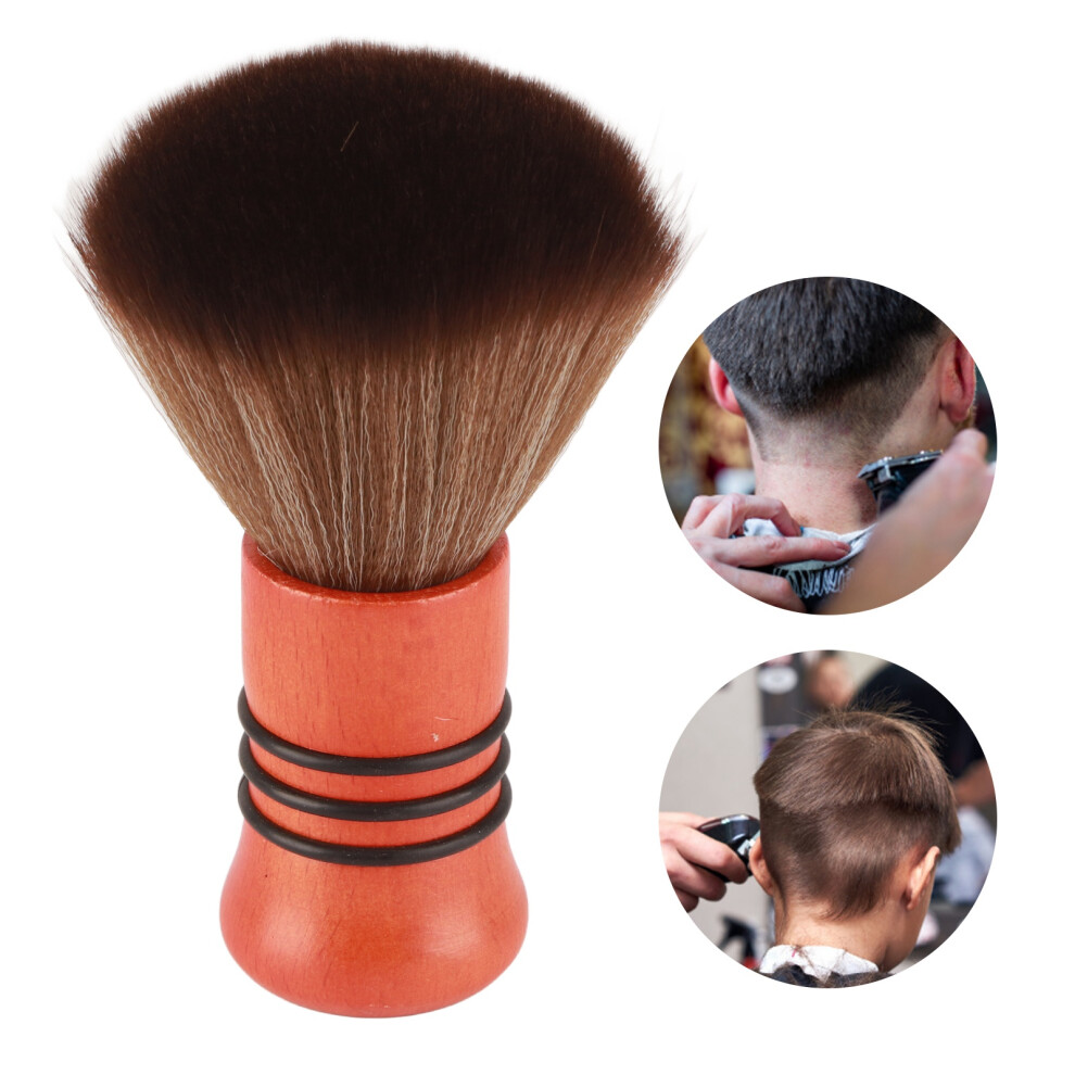 Hair Salon Neck Duster Brush with Soft Bristles for Barber and Haircare Use