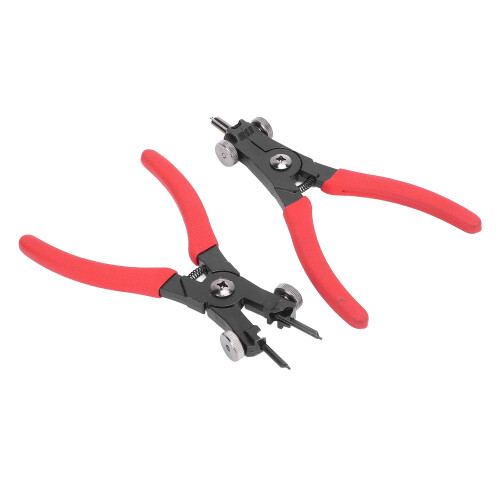 2pcs Adjustable Metal Snap Ring Pliers Set for Vehicles, Internal/External Remover 2