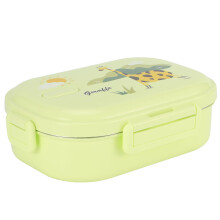 Insulated Stainless Steel Bento Box 650ml Green Leak-Proof Food Container