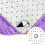Purple Soft Shaggy Area Rug Rectangular 31 x 63 Inches 4