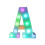 Lettres lumineuses LED avec télécommande, 12 pièces 2