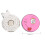 Kompakte Golf Ballmarker 25mm Metall 6er Set 1